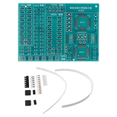 Image of 1 Set Component Welding Practice Board Soldering Resitor Diode Transistor Learning Electronic Accessory
