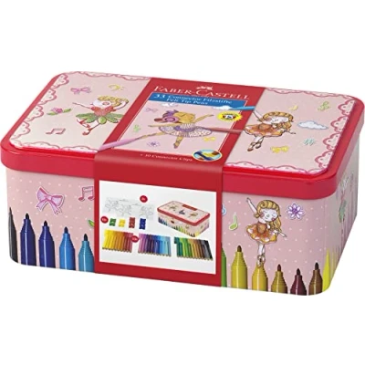 Image of Faber Castell 33 Connector Felt Tip Pen in Ballerina Box