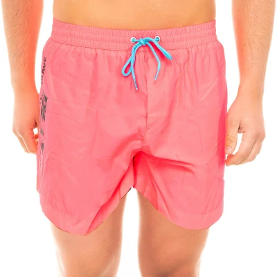 Image of Diesel Mens swim shorts with mesh lining 00SV9U 0AAWS Pink Size X Large