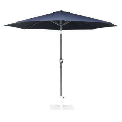 Image of Bolero Seville Round Parasol 3m Diameter Navy Blue