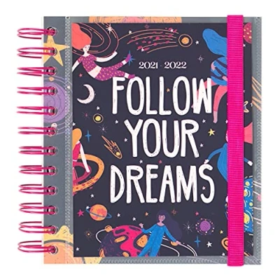 Image of Grupo Erik: Official Cosmic Girls Academic Diary 2021 2022 Day to Page 11 Months Mid Year August June