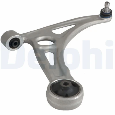 Image of 54501E6100 Suspension Arm DELPHI TC4018 with ball joint Right, Lower, Front Control Aluminium KIA: Optima / K5 Sportswagon, Saloon