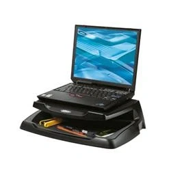 Image of Q Connect Laptop and LCD Monitor Stand Black Ref KF04553