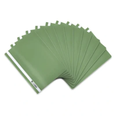 Image of Elba 100742 File Folder A4 Pack of 10 Made from Plastic Modern 31 x 22,8 0,3 cm Light Green