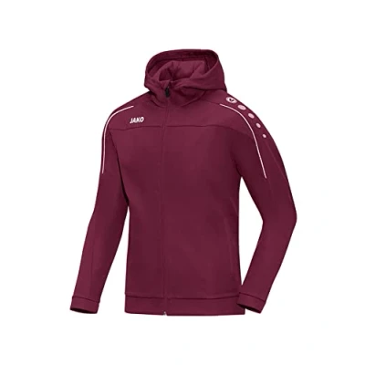 Image of JAKO Men&#039;s Classico Hooded Jacket, Maroon, L
