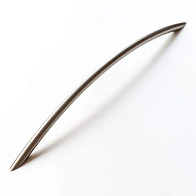 Image of 320mm Brushed Nickel Bow Handle for Kitchen Cabinets Bedroom Bathroom Furniture Cupboards