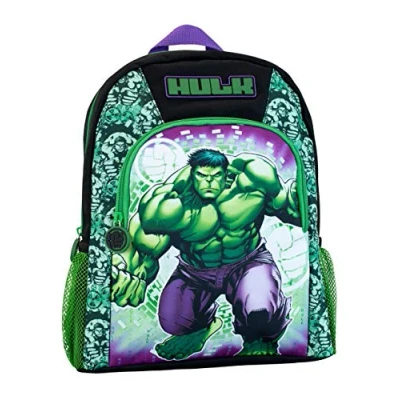 Image of Marvel Hulk Backpack Avengers Boys School Bag The Incredible Children’s Backpacks