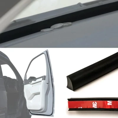 Image of T5 T5.1 T6 Transporter Extra Cab Door Seal Upgrade + Dash Trim Gap Kit