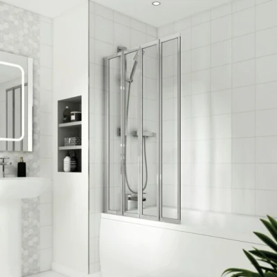 Image of Iflo Apsley 4 Fold Bath Screen