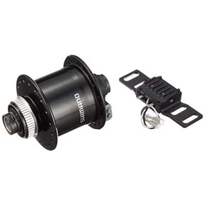 Image of SHIMANO Nexus DH UR705 3D Dynamo hub, 6v 3w, for Centre Lock disc, 36h, 12x100 mm axle, black, EDHUR7053DAGL