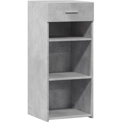 Image of vidaXL Sideboard Concrete Grey 40x42.5x93 cm Engineered Wood