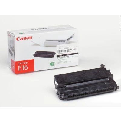 Image of Canon E 16 1492A003 1 x Black Toner Cartridge For FC 120,200,204,224,280,336, PC 860,880,890