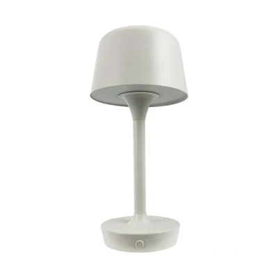 Image of Dyberg Larsen LED table lamp Flow, cream, height 25 cm