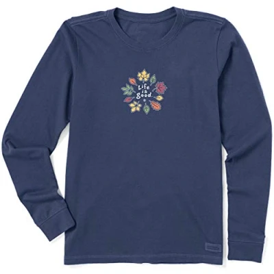 Image of Life is Good Womens Crusher, Darkest Blue, X Large