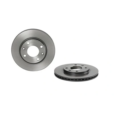 Image of 1618864480, 91517695, 95661747, E169003 Brake DISC BREMBO Coated LINE 09.5196.11 247mm 20,4mm 4 internally vented PEUGEOT: 206 Hatchback