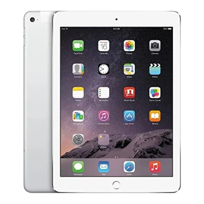 Image of Apple iPad Air 2 128GB Wi Fi + Cellular Silver Unlocked (Renewed)
