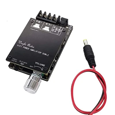 Image of Fasizi HiFi Wireless Bluetooth 5.0 TPA3116 Digital Power Audio Amplifier Board TPA3116D2 50WX2 Stereo AMP Amplificador Home Theater