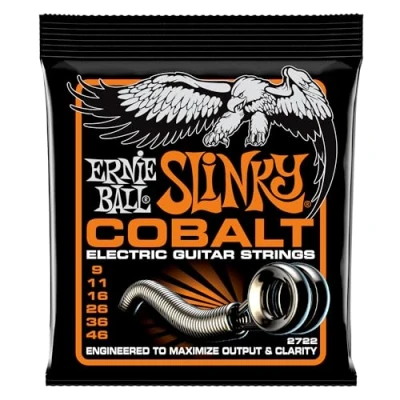Image of Ernie Ball Hybrid Slinky Cobalt Electric Guitar Strings 9 46 Gauge