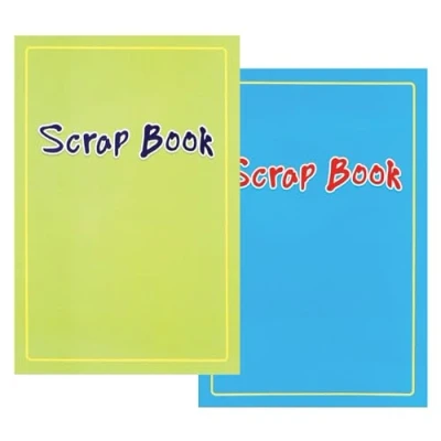 Image of WF Graham Scrapbook, Set of 2 Scrap Books for Adults and Kids Art Book, Sketch Pad Book Set, Coloured Paper Drawing