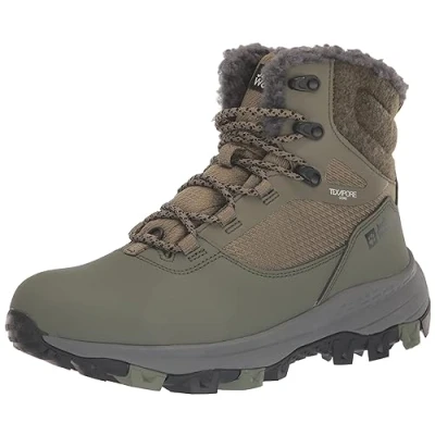 Image of Jack Wolfskin Men&#039;s Everquest Texapore High M Winter Boots, Dusty Olive, 7.5 UK