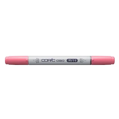 Image of COPIC Ciao Coloured Marker Pen (RV 14) Begonia Pink, For Art &amp; Crafts, Colouring, Graphics, Highlighter, Design, Anime, Professional Beginners, Supplies Colouring Books