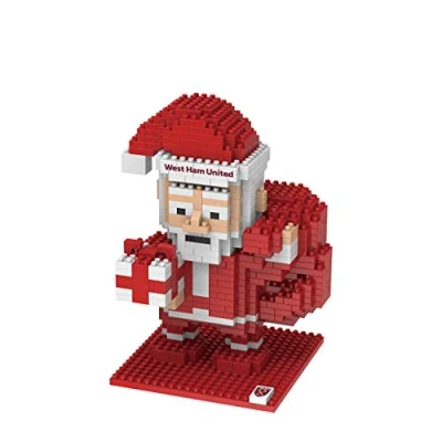 Image of FOCO Officially Licenced West Ham United Fan 3D Construction Toy BRXLZ Santa