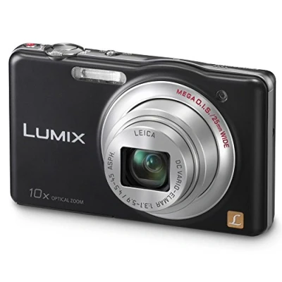 Image of Panasonic Lumix DMC SZ1 Digital Camera 16 Megapixels 10x Optical Zoom 7 cm (2.9 Inch) Display Image Stabilised Black (Renewed)