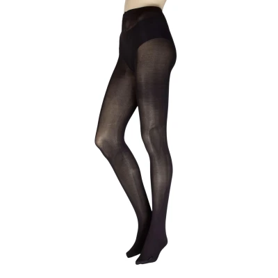 Image of Women&#039;s 1 Pair Charnos Eco 120 Denier Opaque Tights Black Medium / Large