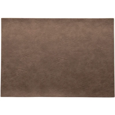 Image of ASA Selection Placemat Vegan Leather Nougat 46 x 33 cm