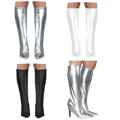 Image of Tight White Boot Covers