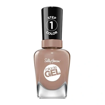 Image of SALLY HANSEN Miracle Gel Nail Polish, Mocha Me Crazy, 14.7 ml