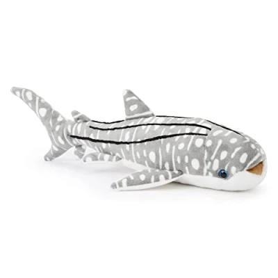 Image of Zappi Co Plush Children&#039;s Stuffed Soft Cuddly Toy Part of Safari Animals Collection, Perfect for Kids (29cm Length) (Whale Shark)
