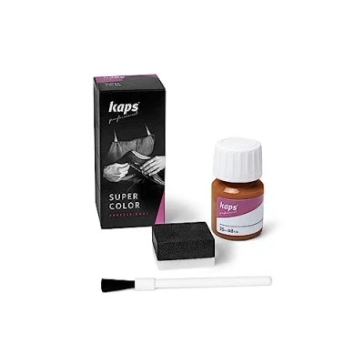 Image of KAPS Super Color, Leather Dye for Natural Leather, Faux and Fabric, 25 ml (163 Pale Orange)
