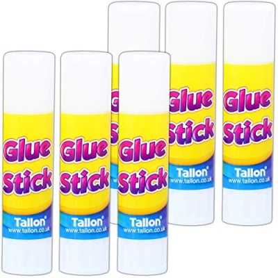 Image of 24x Non Toxic Glue Sticks Safe for Kids 8g Art &amp; Craft No Mess Twist Up Adhesive Paper Card Fabric