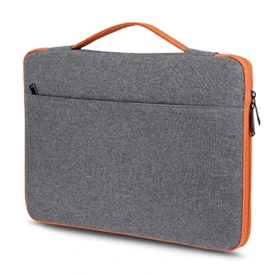 Image of Chelory 13.3 Inch Laptop Sleeve Compatible with 13 MacBook Air Pro/ 14 Pro M1, Notebook Computer Tablet iPad Water Resistant Cover Bag Carrying Case, Grey