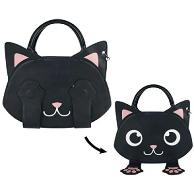 Image of Banned Apparel Bag of Tricks Kitty Cat Paws Detachable Strap Handbag