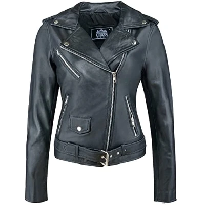 Image of Urban Leather Perfecto Ladies Jacket, black , M 40