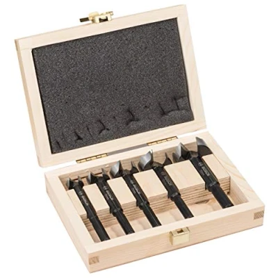 Image of Bosch Professional 5 Piece Forstner Drill Bit Set (for Wood, Ø 15/20/25/30/35 mm, Length 90 Accessories)