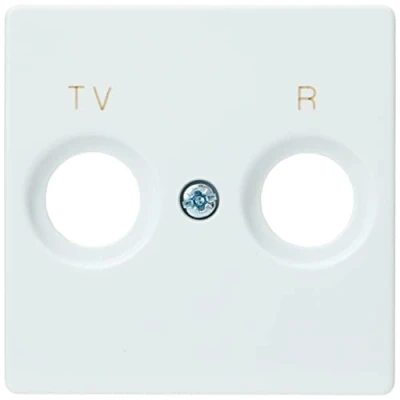 Image of Simon Cover for TV Aerial Plate 82053 30 R S 82 White Ref. 6558230260.