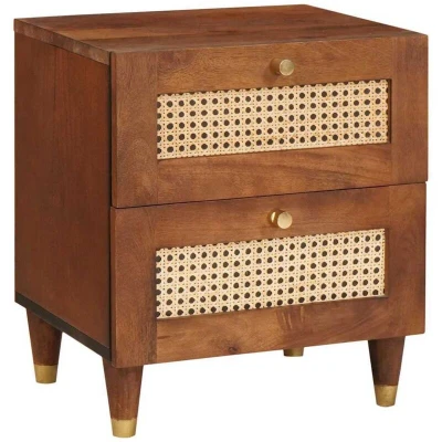 Image of vidaXL Bedside Tables with Drawer 40 x 33.5 46 cm