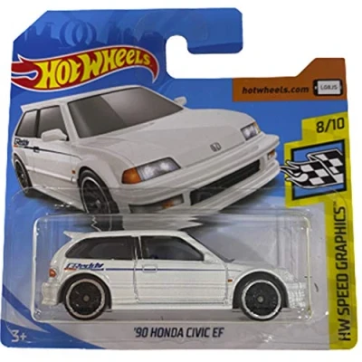 Image of Hot Wheels &#039;90 Honda Civic EF HW Speed Graphics 8/10 2019 (4/250) Short Card