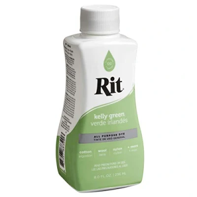 Image of Rit Liquid Fabric Dye Kelly Green 236ml