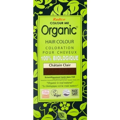 Image of Radico Colour Me Organic Light Brown Hair Dye (Organic, Vegan, Natural Cosmetics)