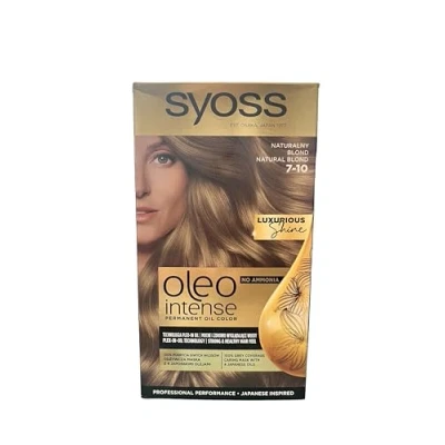 Image of Syoss Oleo Intense Hair Colour 7 10 Natural Blonde 115 ml Pack of 3