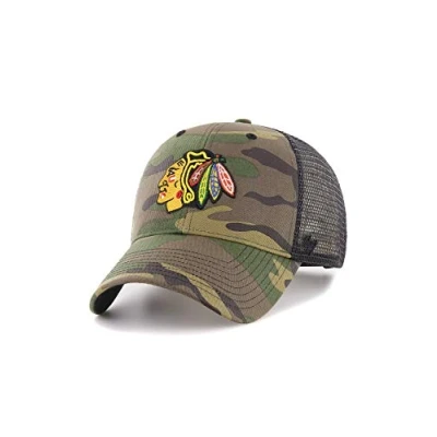 Image of 47 Brand Snapback Cap BRANSON Chicago Blackhawks camo
