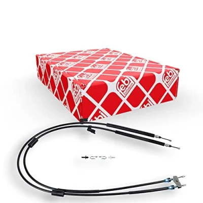 Image of 1355127, 1416442, 1490515, 1525804, 1707757 Brake Cable FEBI BILSTEIN 101801 Left Rear, Right Rear 1860mm FORD: Focus 2, C Max, 2 Kombi