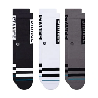 Image of Stance THE 3 PACK Socks, Size: Medium, Black