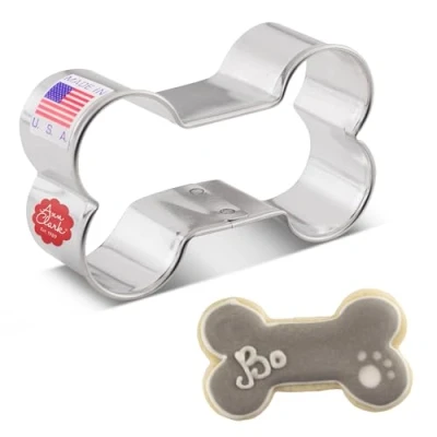 Image of Ann Clark Cookie Cutters Dog Bone Cutter, 6.35 cm