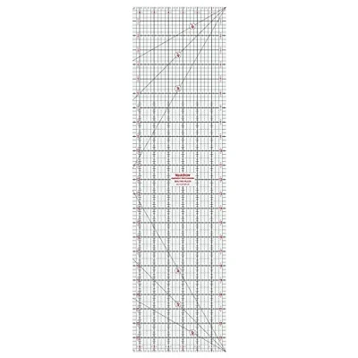 Image of Liquidraw® Patchwork Quilting Ruler, Acrylic Imperial Template Transparent (6 x 24&quot; / 6 18&quot; 12&quot;) 24&quot;)