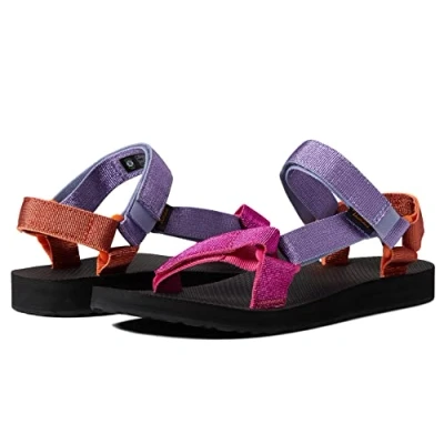 Image of Teva Women&#039;s Original Universal Sandal, Metallic Pink Multi, 8 UK